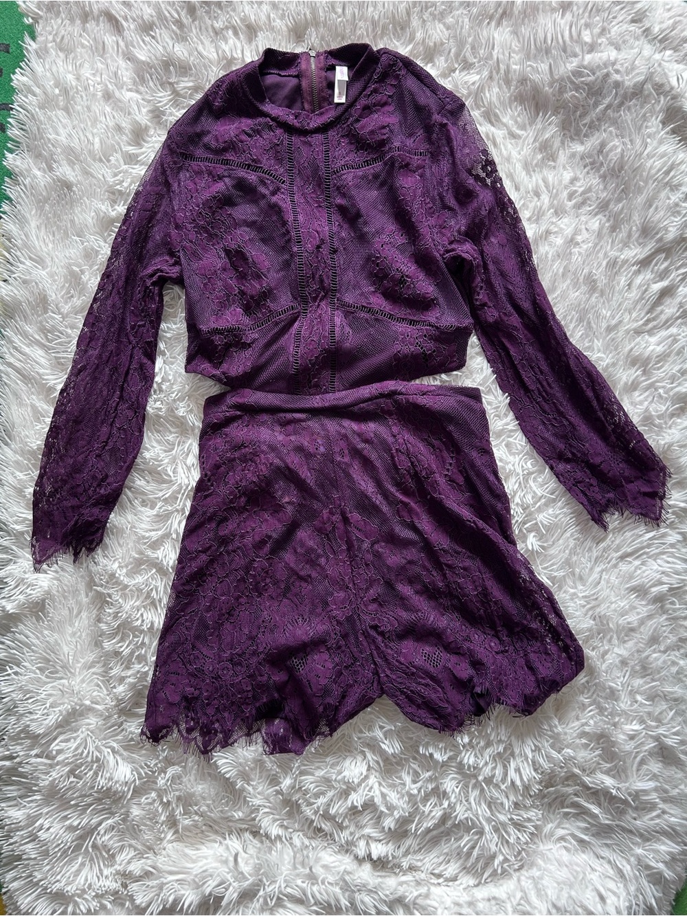 Xhilaration Lace Cut Out Romper